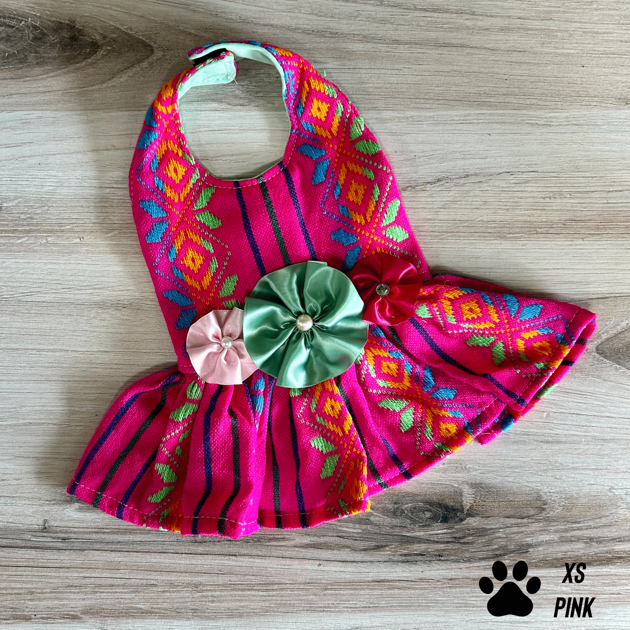 Mexican Style Dog Dress - Cambaya Halter