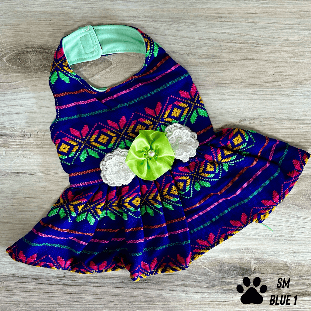 Mexican Style Dog Dress - Cambaya Halter
