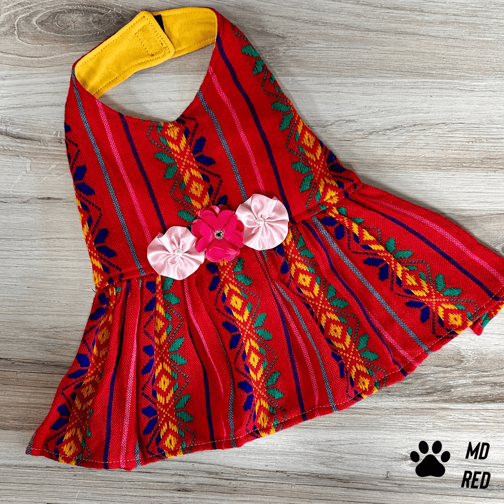 Mexican Style Dog Dress - Cambaya Halter