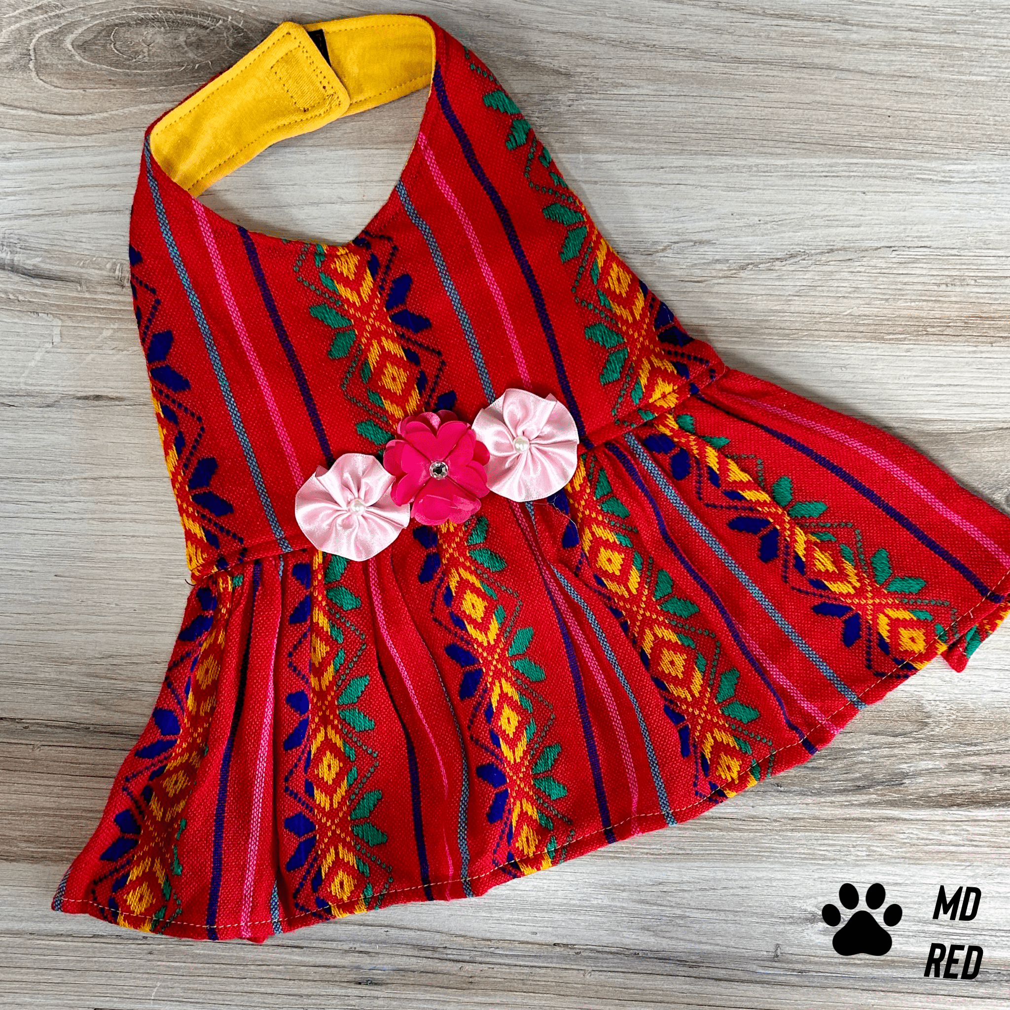 Mexican Style Dog Dress - Cambaya Halter