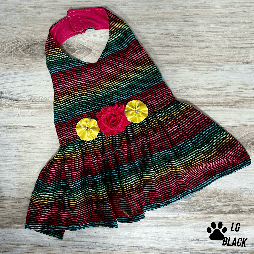 Mexican Style Dog Dress - Cambaya Halter