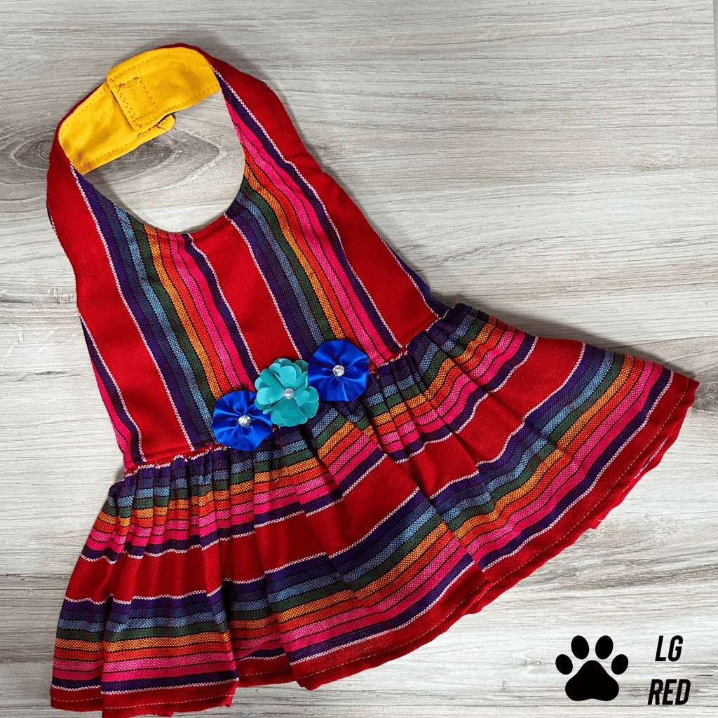Mexican Style Dog Dress - Cambaya Halter