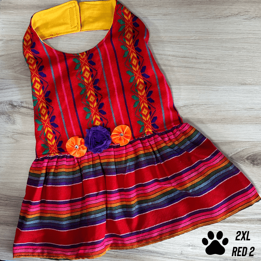 Mexican Style Dog Dress - Cambaya Halter
