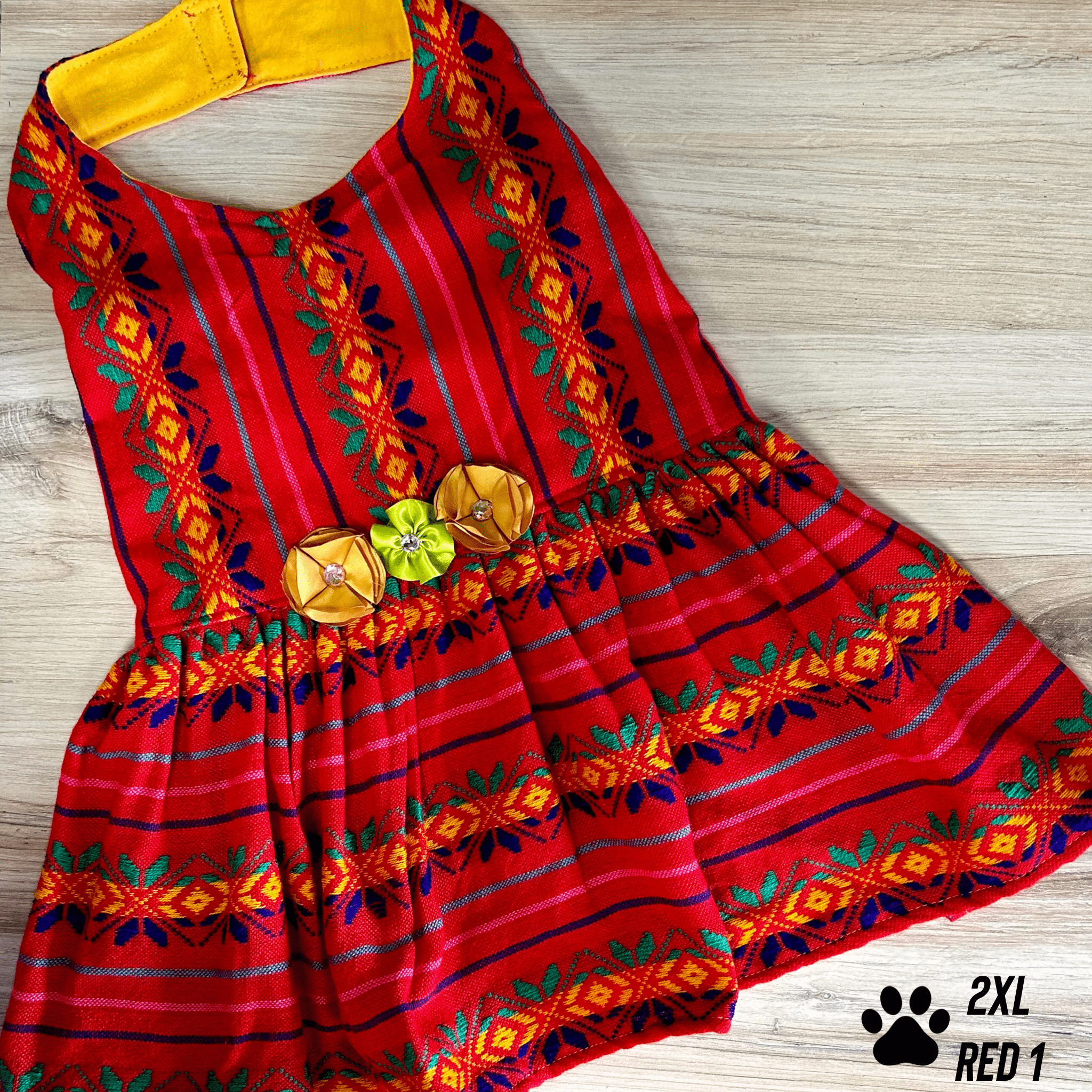 Mexican Style Dog Dress - Cambaya Halter