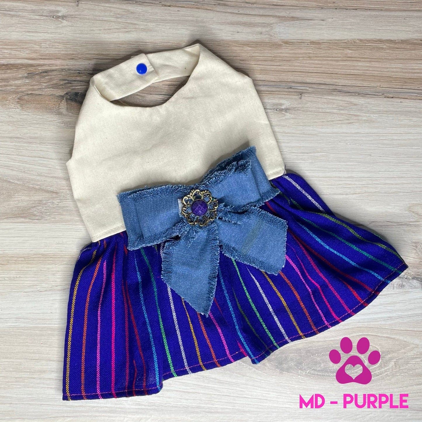 Mexican Style Dog Dress - Halter