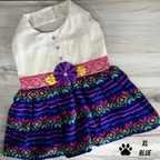 Mexican Style Dog Dress - Halter