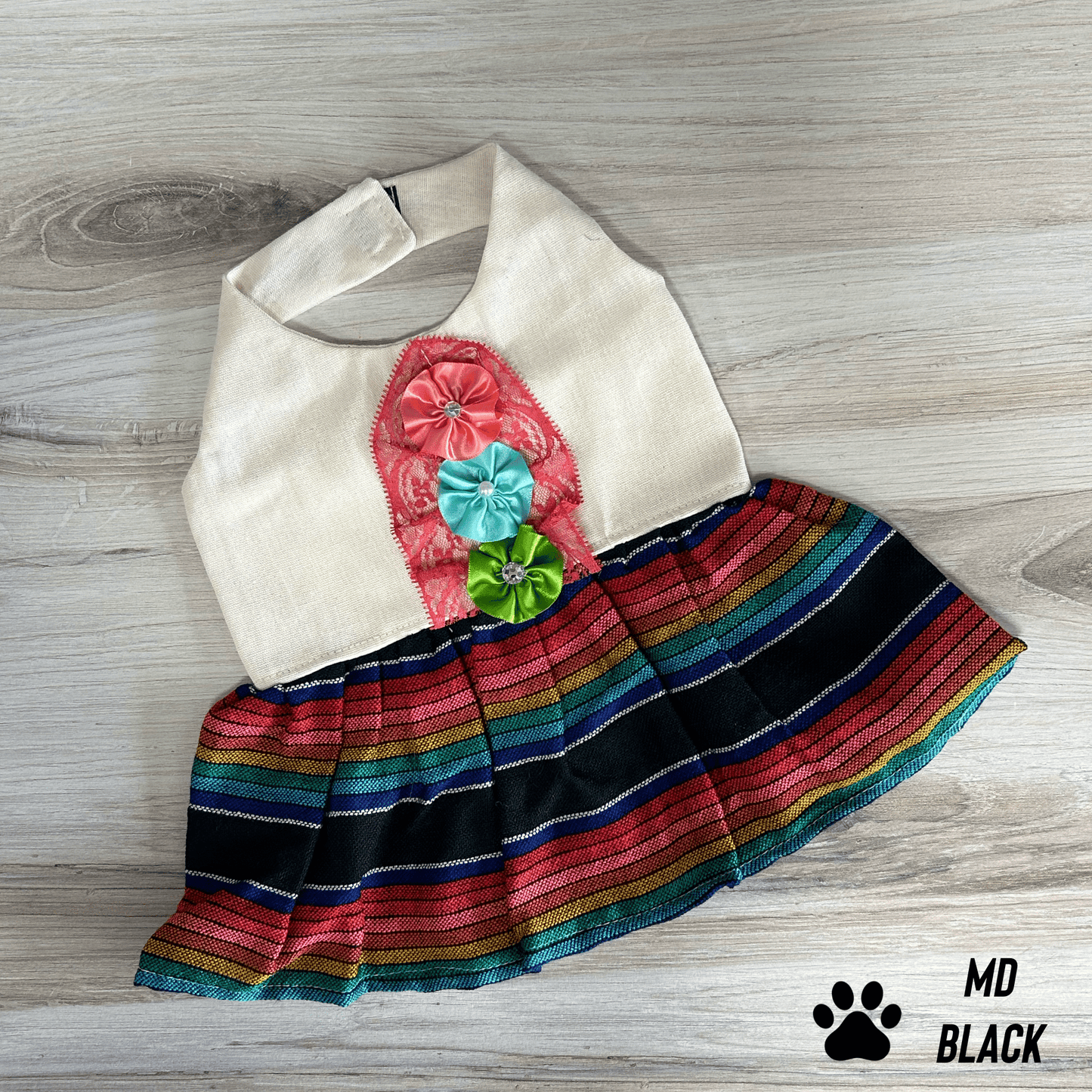 Mexican Style Dog Dress - Halter