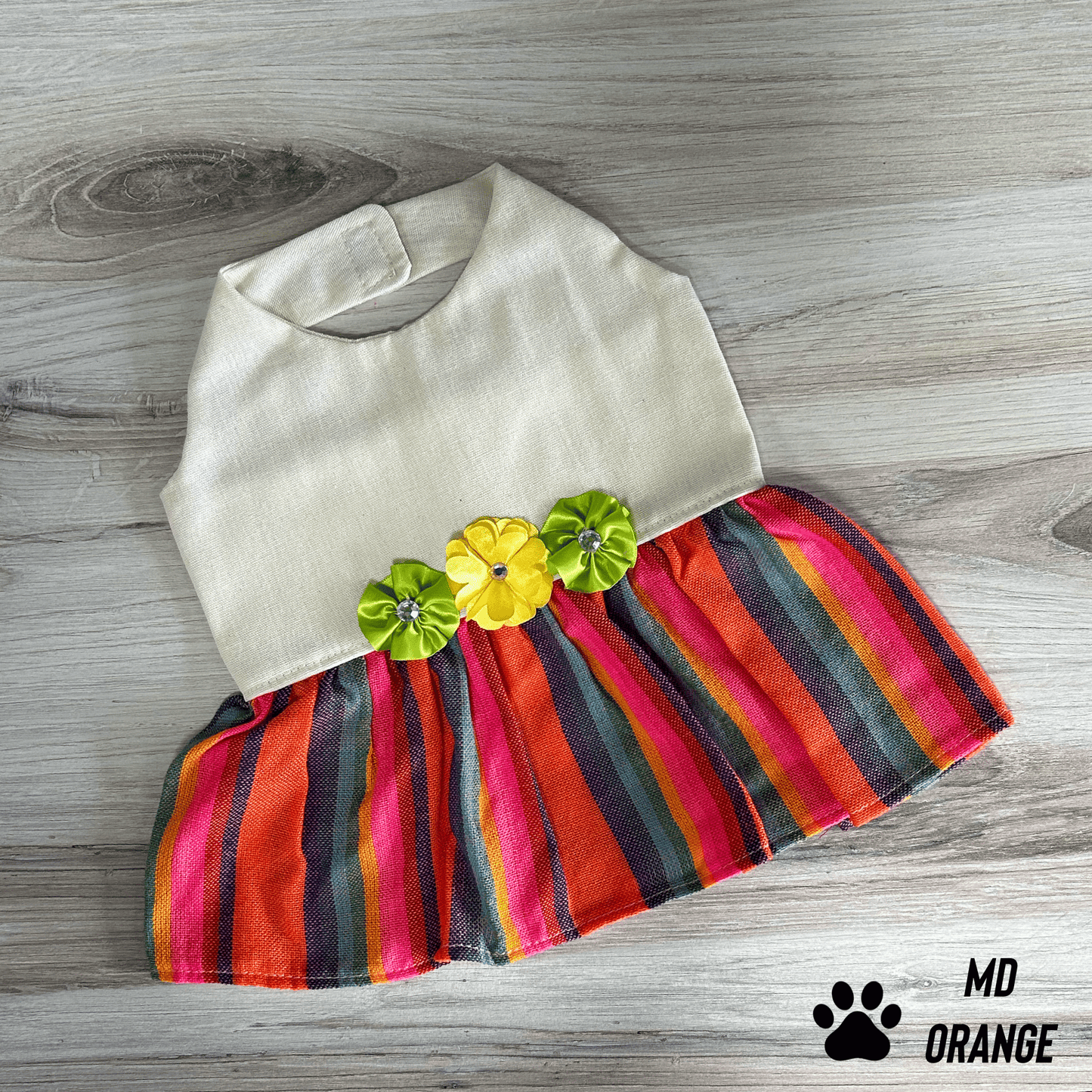 Mexican Style Dog Dress - Halter