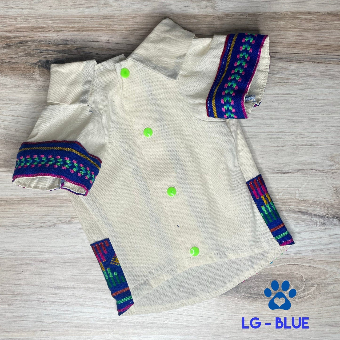 Mexican Style Dog Guayabera Shirt - Cambaya