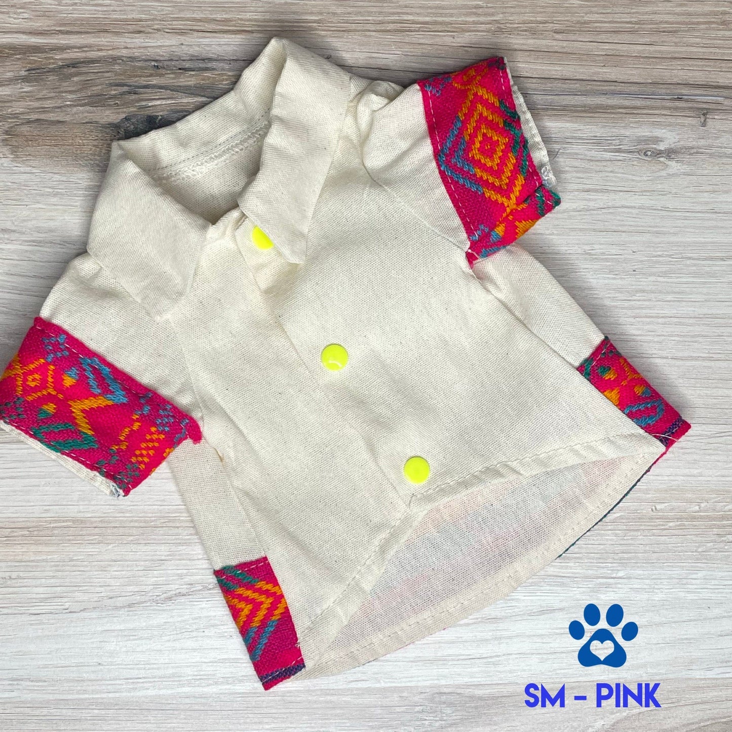 Mexican Style Dog Guayabera Shirt - Cambaya