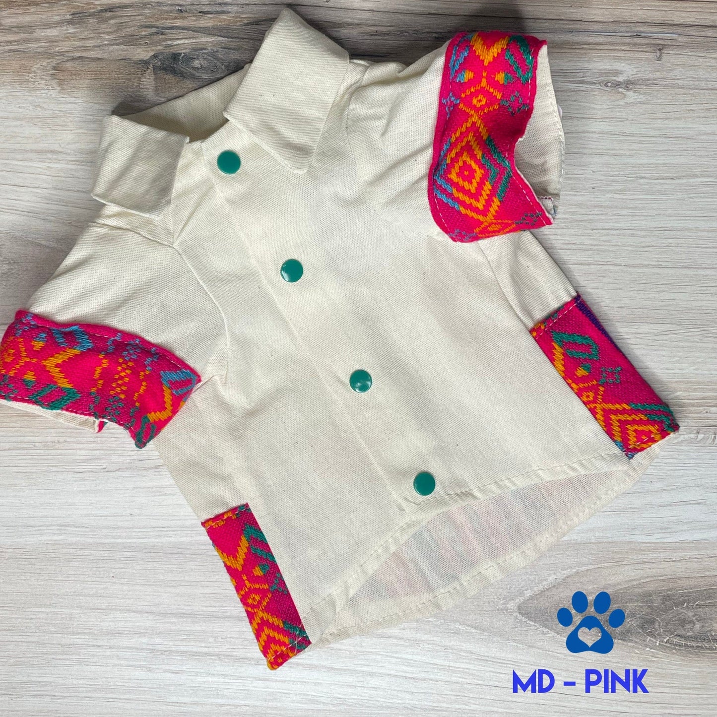 Mexican Style Dog Guayabera Shirt - Cambaya