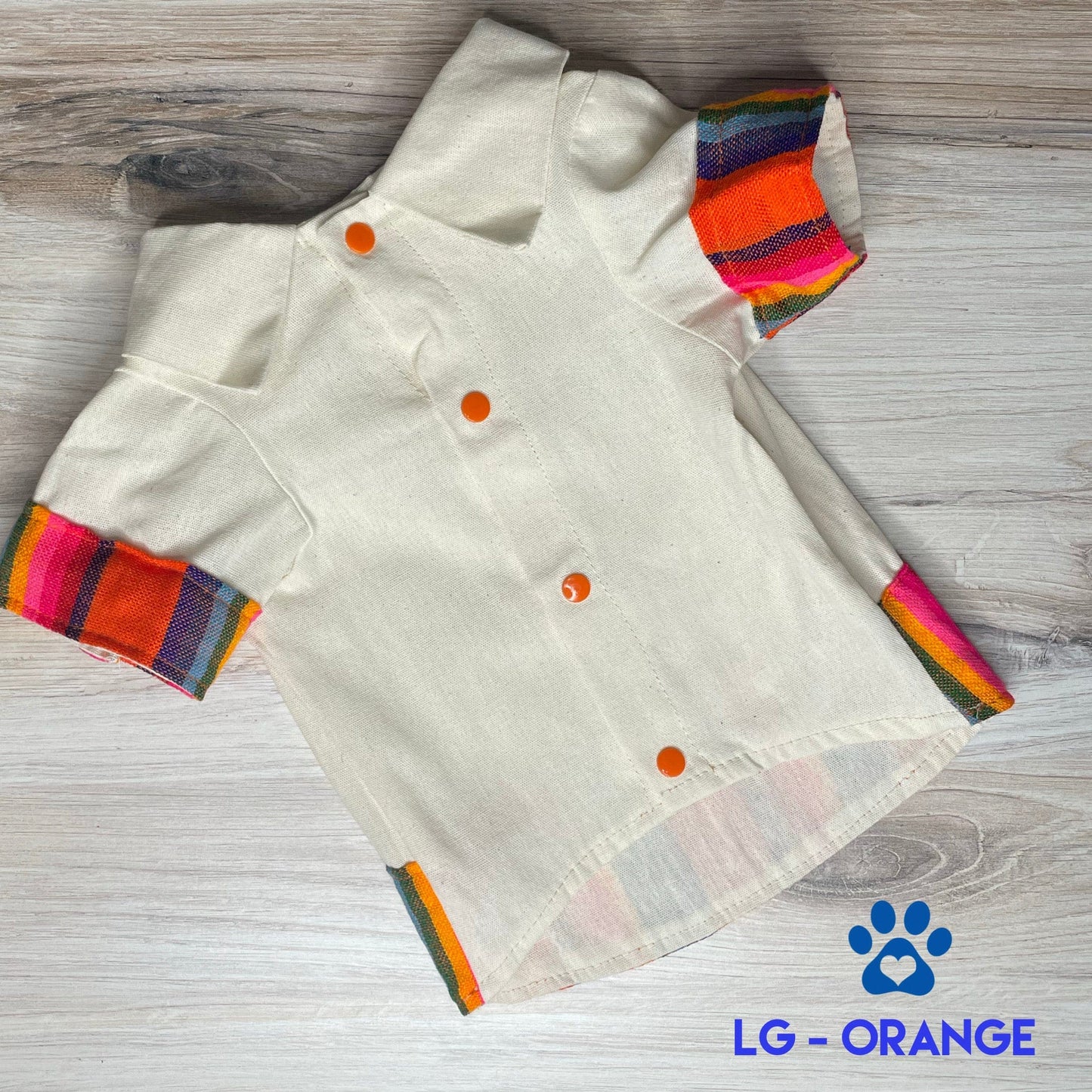 Mexican Style Dog Guayabera Shirt - Cambaya