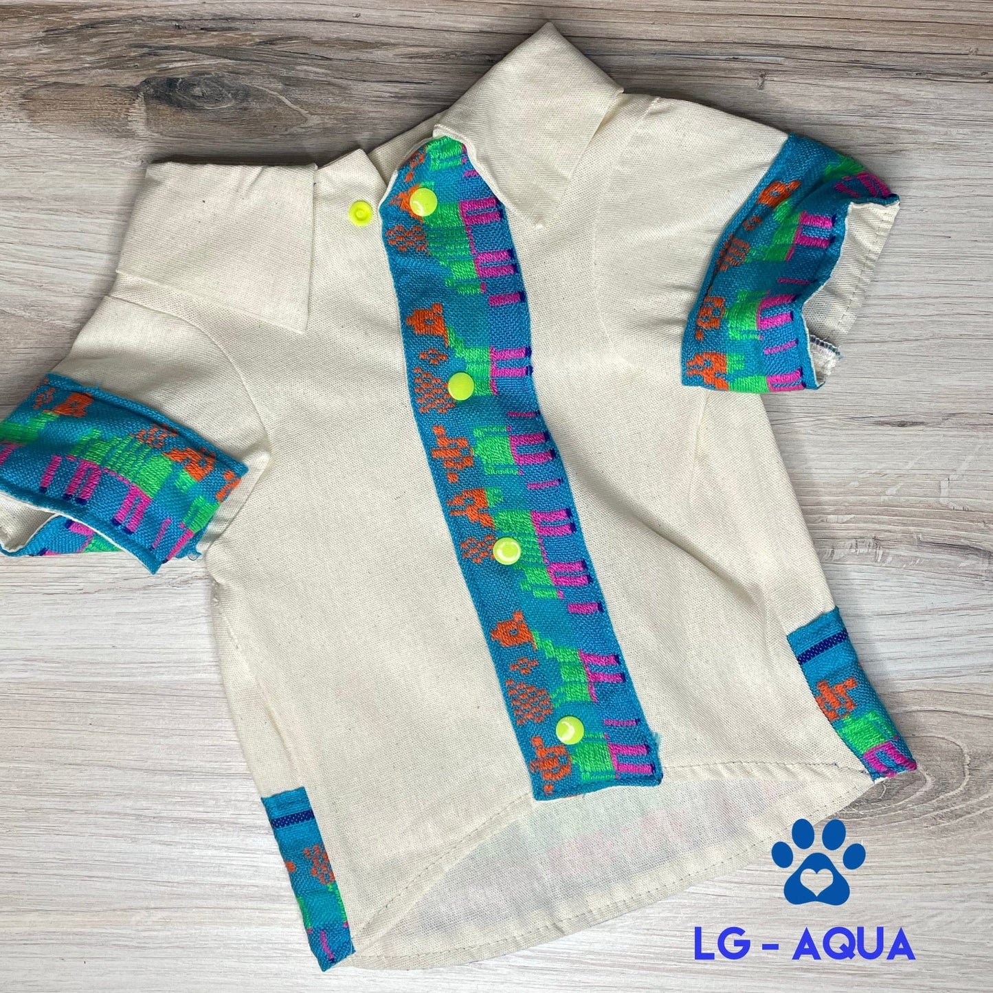 Mexican Style Dog Guayabera Shirt - Cambaya