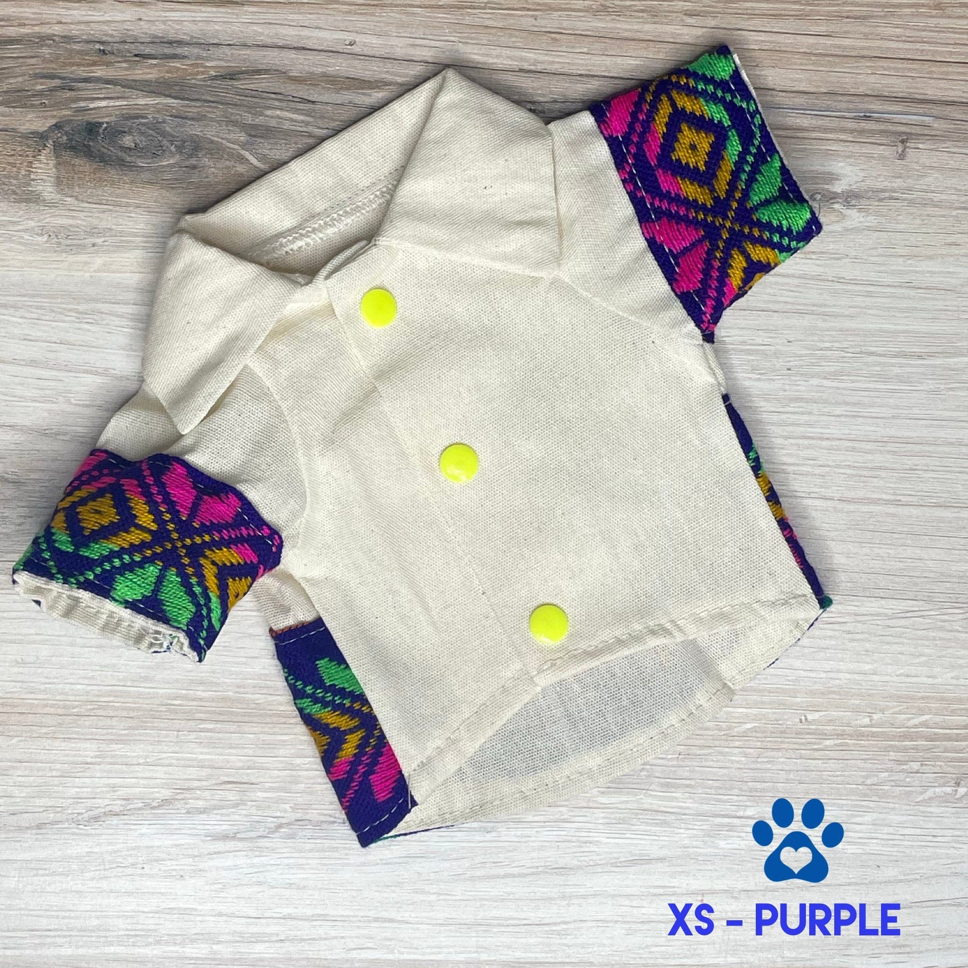 Mexican Style Dog Guayabera Shirt - Cambaya