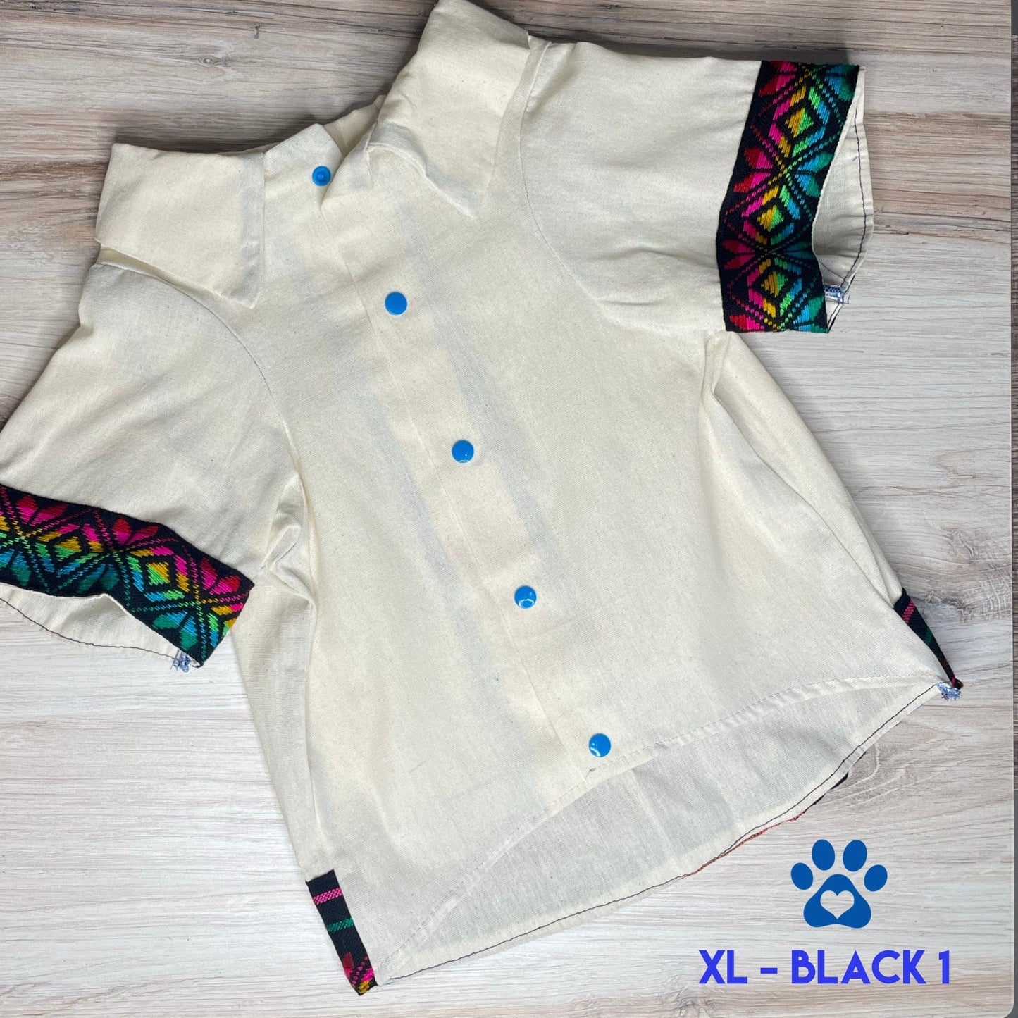 Mexican Style Dog Guayabera Shirt - Cambaya