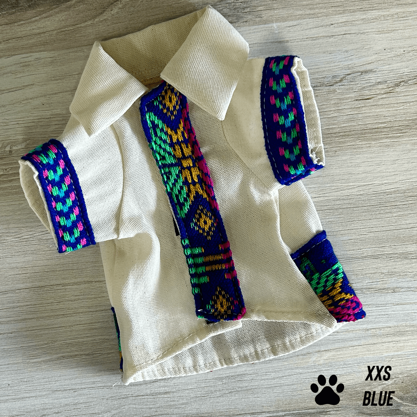 Mexican Style Dog Guayabera Shirt - Cambaya