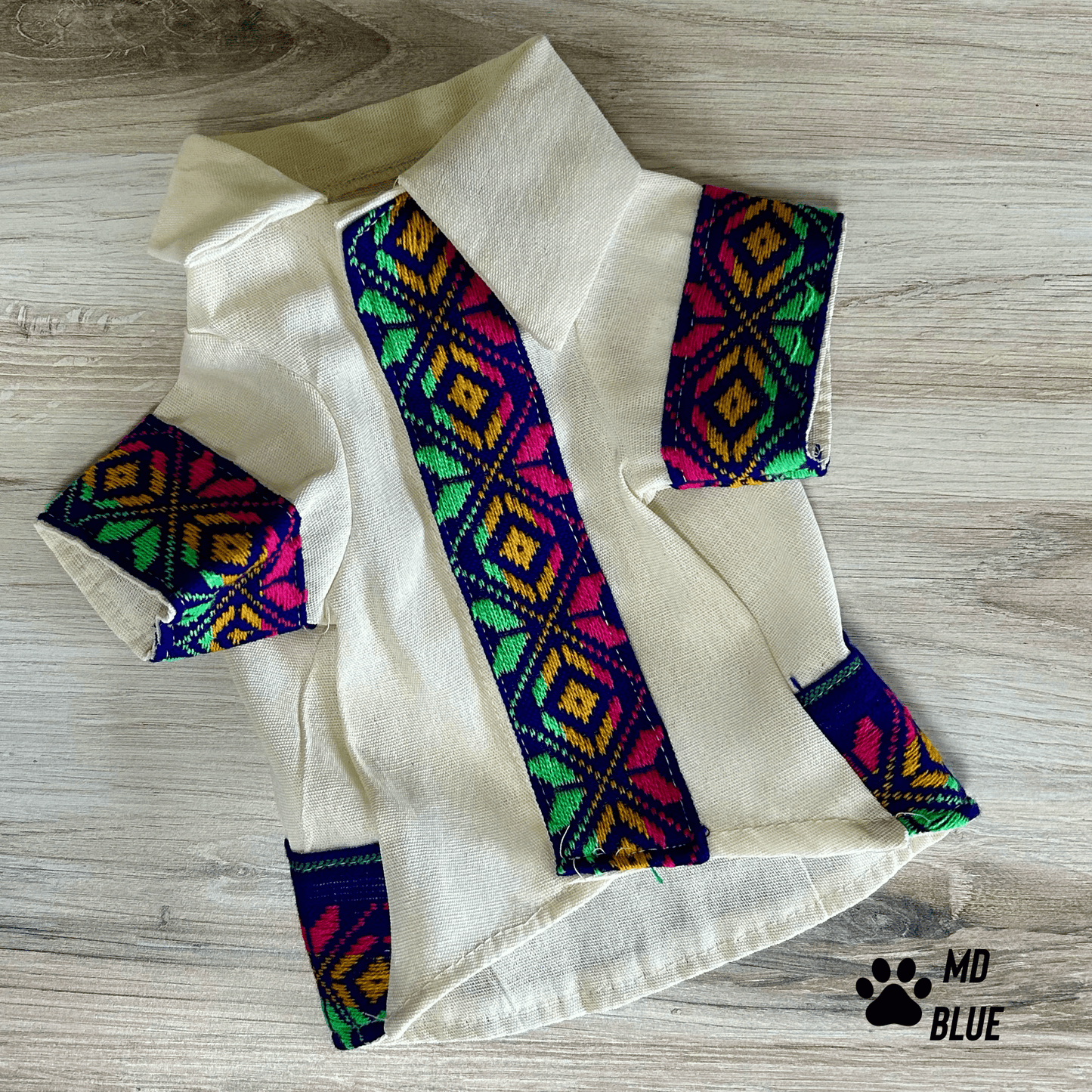 Mexican Style Dog Guayabera Shirt - Cambaya