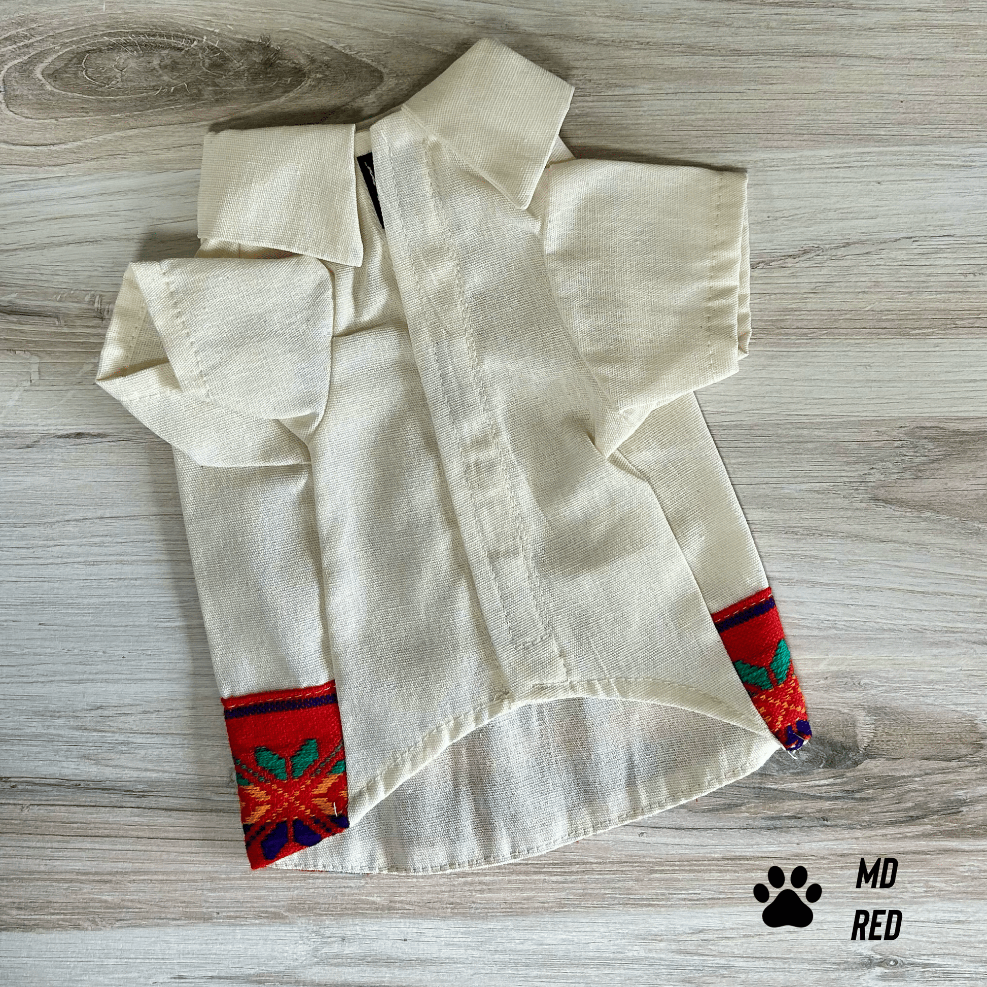 Mexican Style Dog Guayabera Shirt - Cambaya