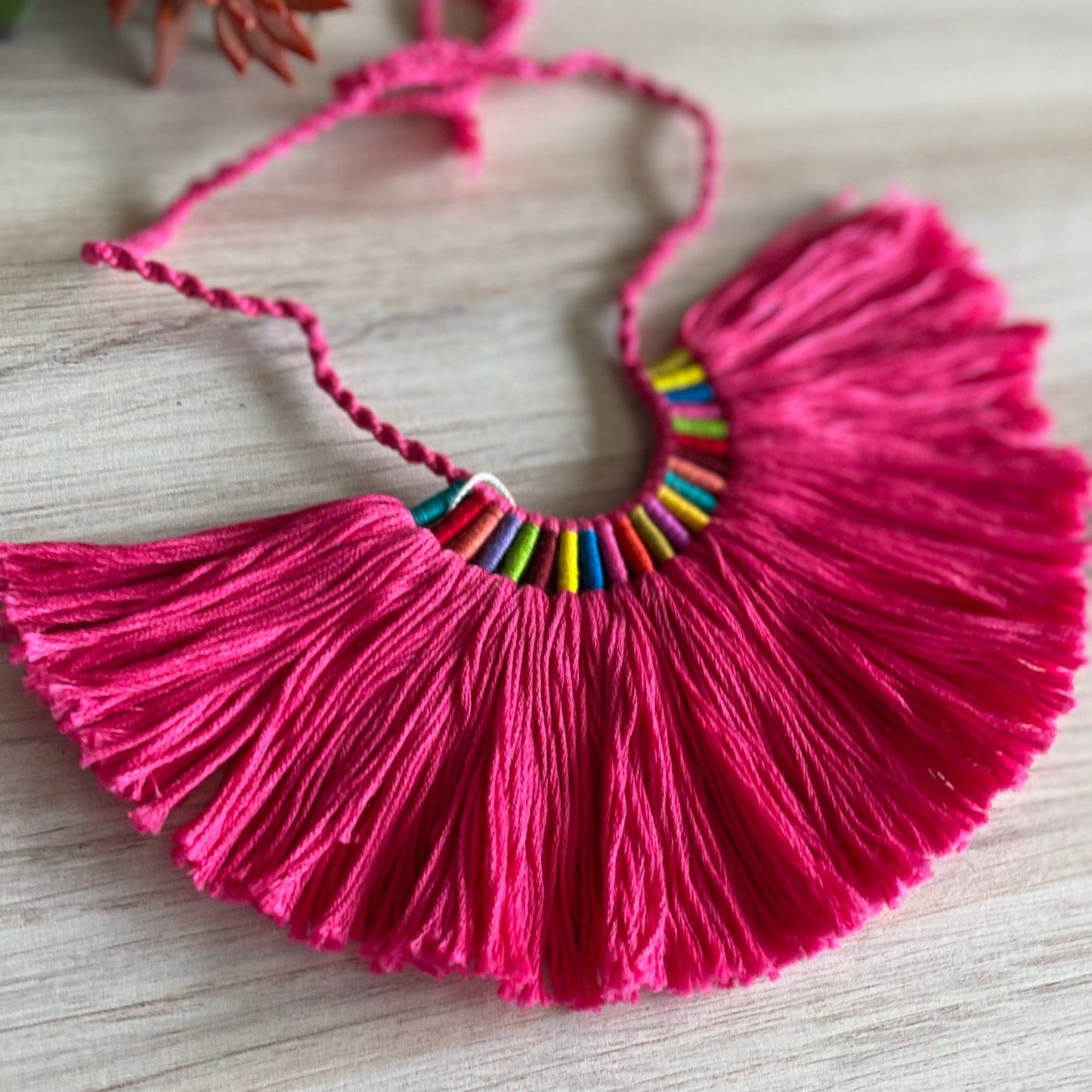 Mexican Tasseled Necklace