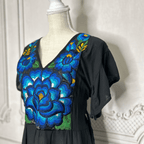 Oaxacan Butterfly Sleeve Tiered Midi Dress Oaxacan Butterfly Sleeve Tiered Midi Dress