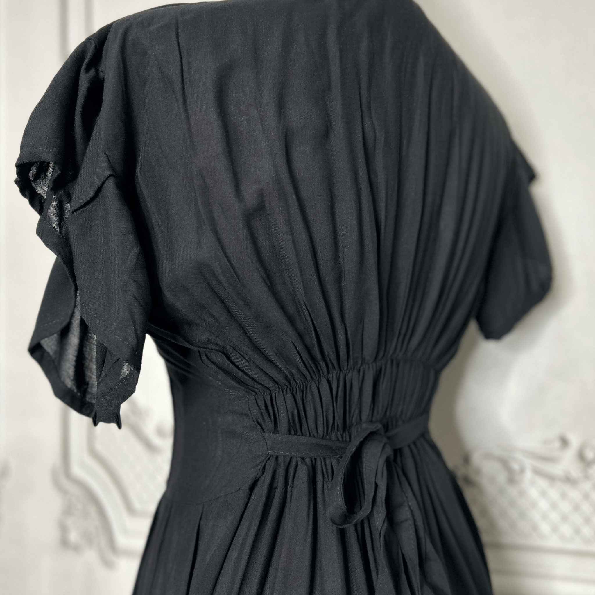 Oaxacan Butterfly Sleeve Tiered Midi Dress Oaxacan Butterfly Sleeve Tiered Midi Dress