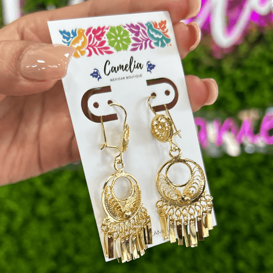 Oaxacan Filigree Earrings - Full Moon - Small Oaxacan Filigree Earrings - Full Moon - Small