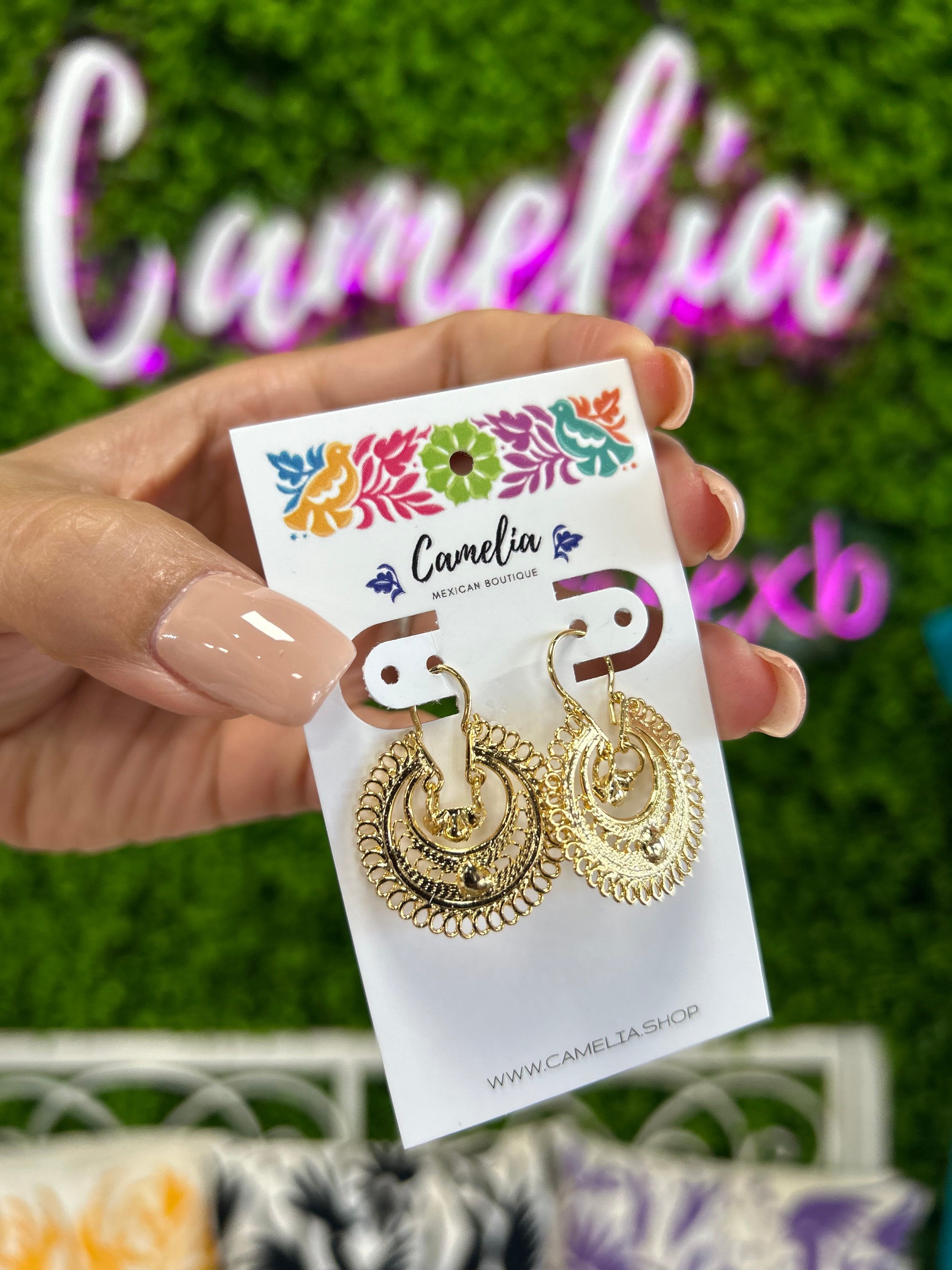 Oaxacan Filigree Earrings - Hoop - Small Oaxacan Filigree Earrings - Hoop - Small