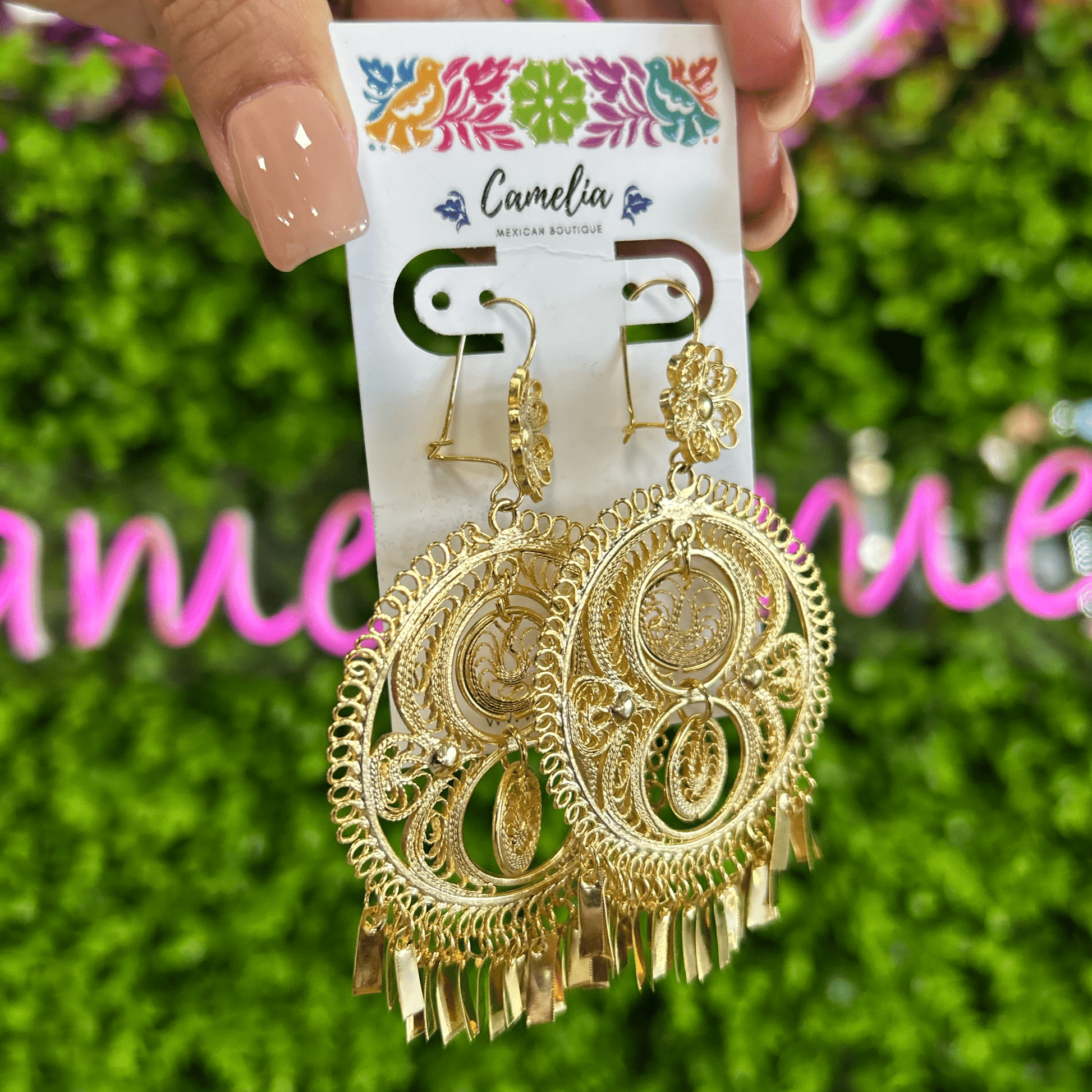 Oaxacan Filigree Earrings - Round- Double Hoop - XLarge Oaxacan Filigree Earrings - Round- Double Hoop - XLarge