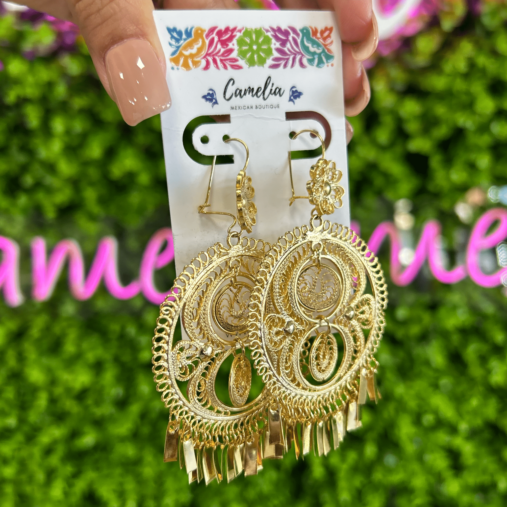 Oaxacan Filigree Earrings - Round- Double Hoop - XLarge Oaxacan Filigree Earrings - Round- Double Hoop - XLarge