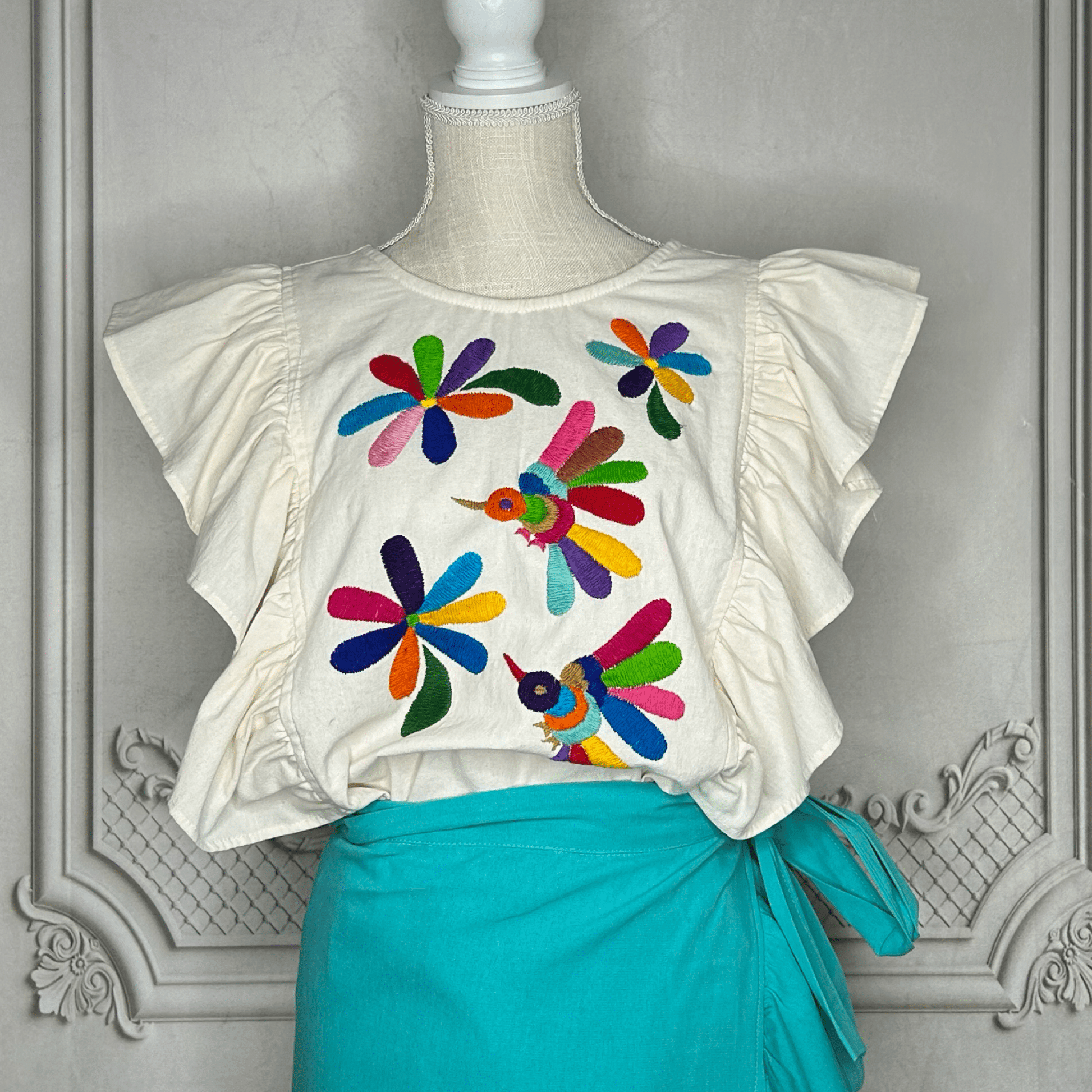 Otomi Butterfly Blouse