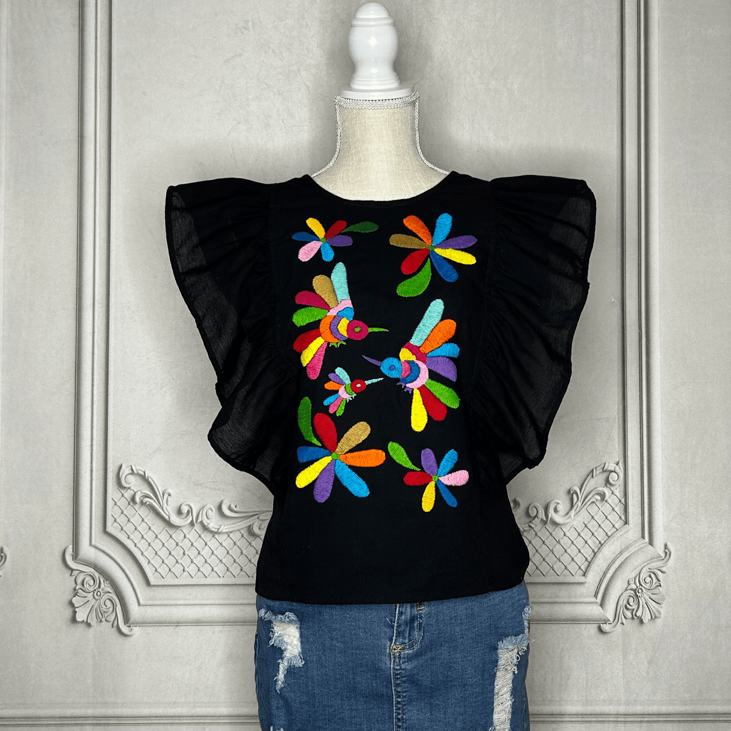 Otomi Butterfly Blouse