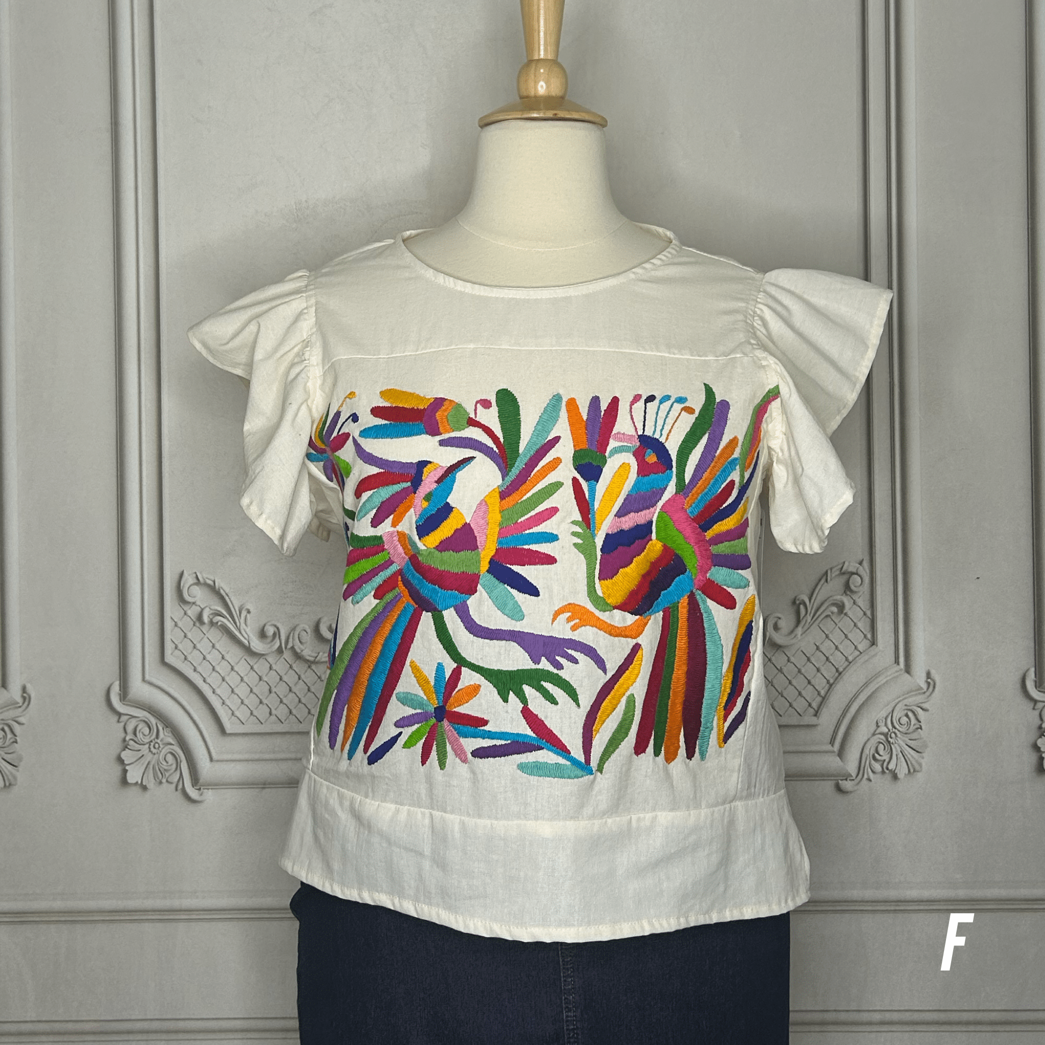 Otomi Butterfly Sleeve Blouse Otomi Butterfly Sleeve Blouse