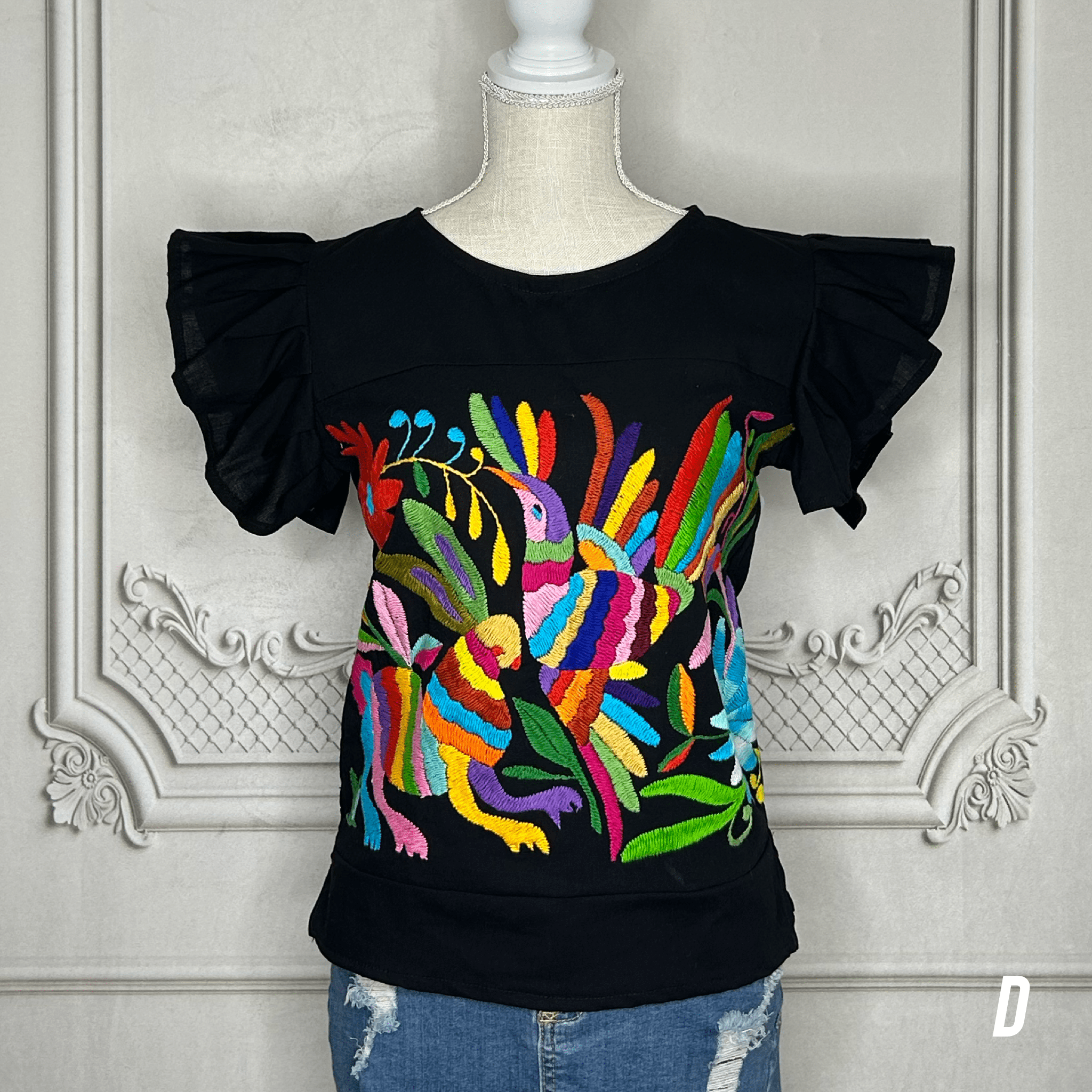 Otomi Butterfly Sleeve Blouse Otomi Butterfly Sleeve Blouse