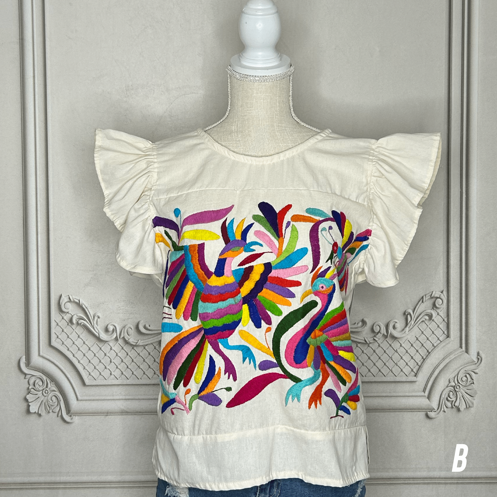 Otomi Butterfly Sleeve Blouse Otomi Butterfly Sleeve Blouse