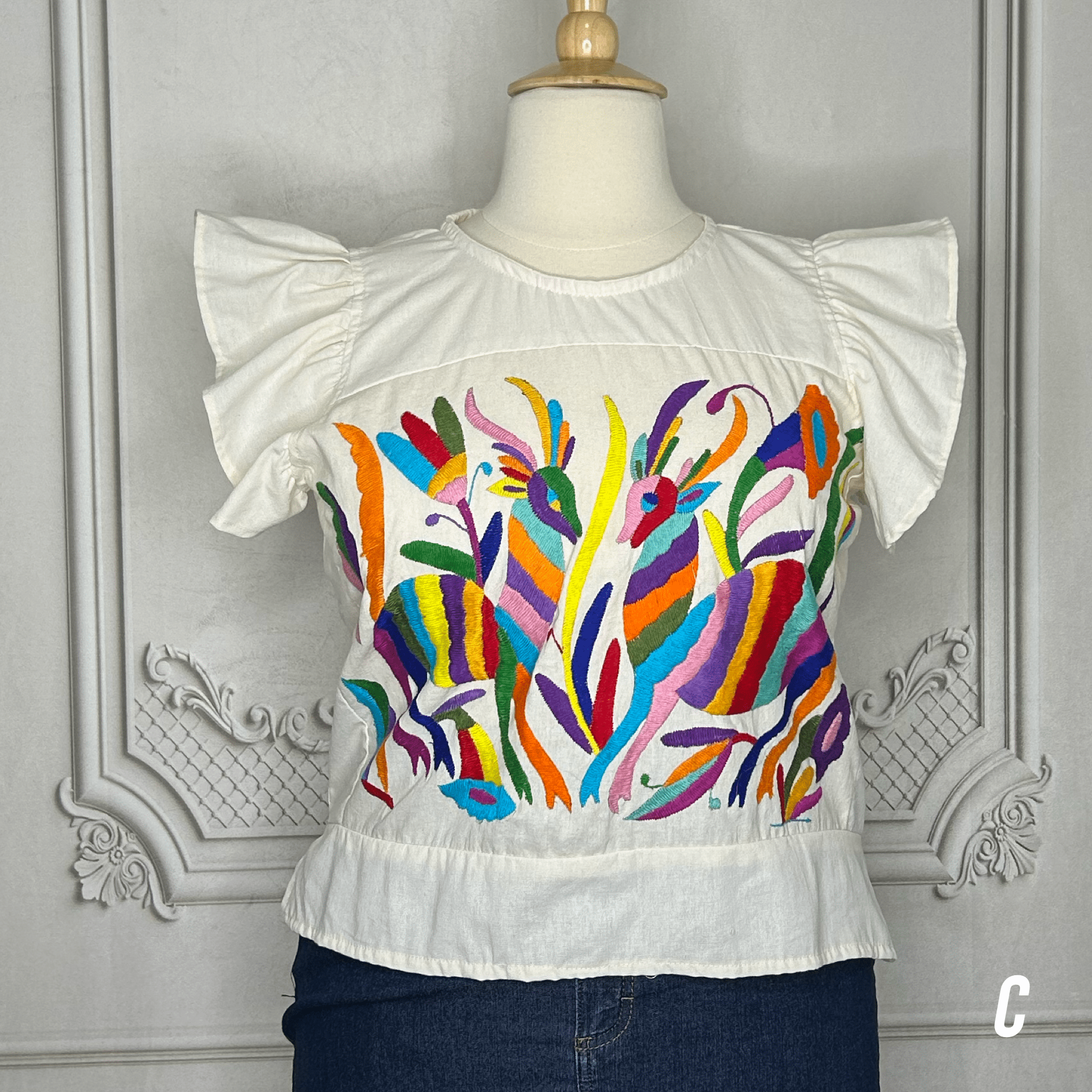 Otomi Butterfly Sleeve Blouse Otomi Butterfly Sleeve Blouse