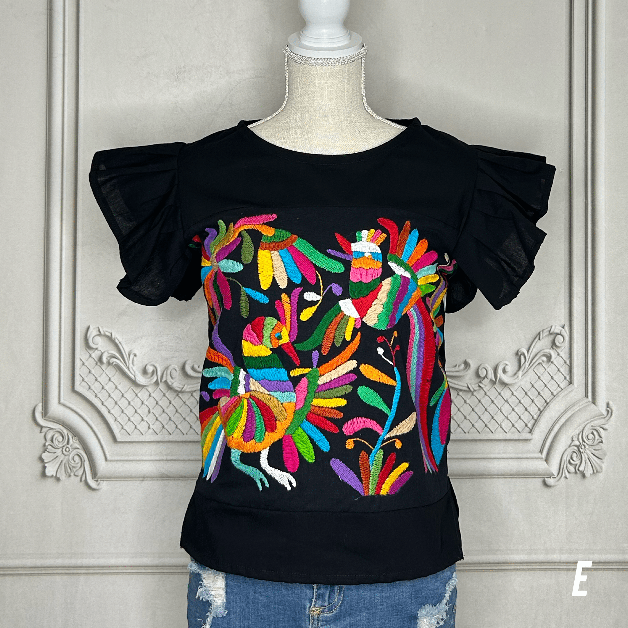 Otomi Butterfly Sleeve Blouse Otomi Butterfly Sleeve Blouse