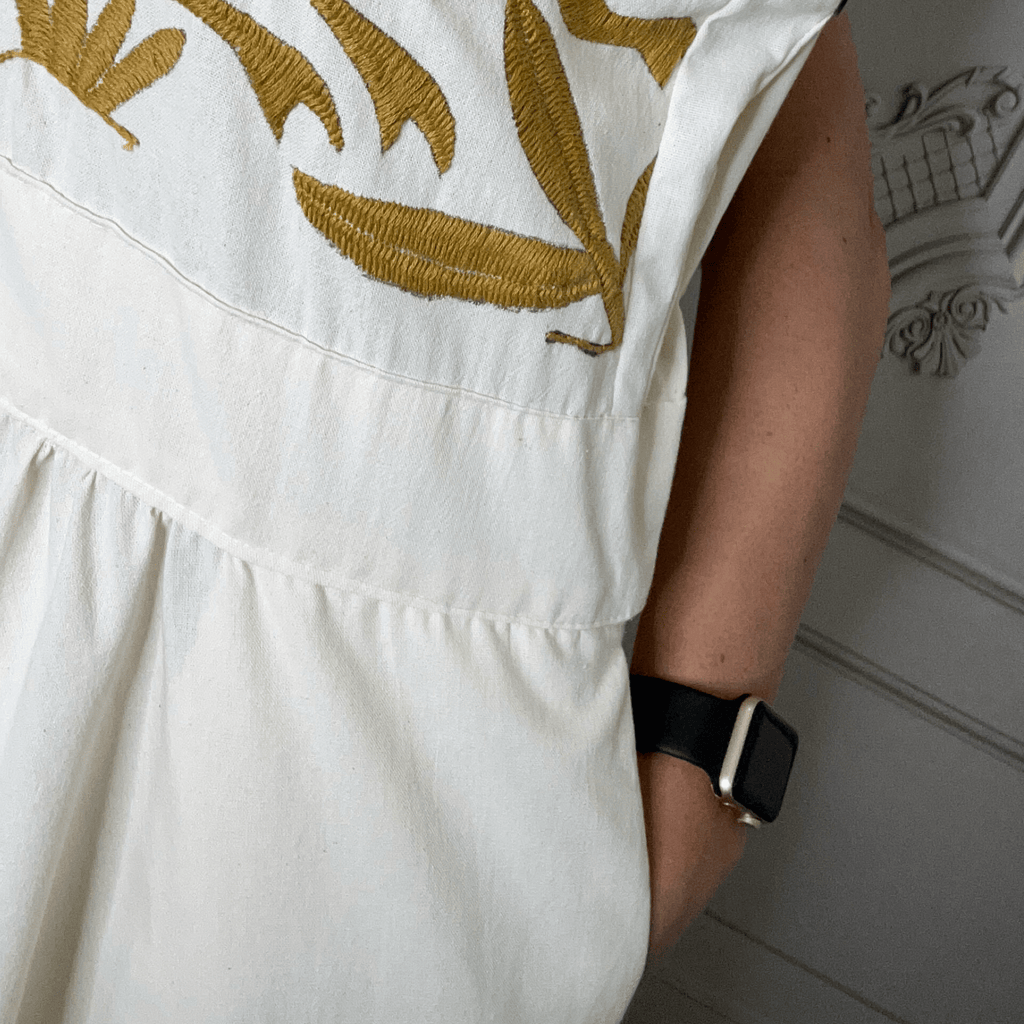 Otomi Butterfly Sleeve Summer Dress - Multi Otomi Butterfly Sleeve Summer Dress - Multi