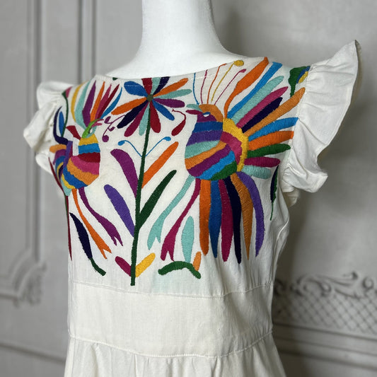 Otomi Butterfly Sleeve Summer Dress - Multi Otomi Butterfly Sleeve Summer Dress - Multi