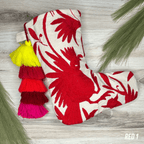 Otomi Embroidered Christmas Stocking - Small Otomi Embroidered Christmas Stocking - Small