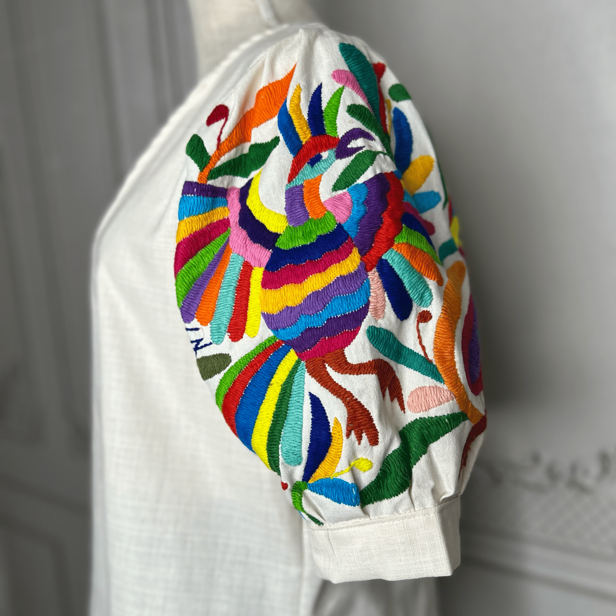 Otomi Embroidered Sleeve Blouse Otomi Embroidered Sleeve Blouse