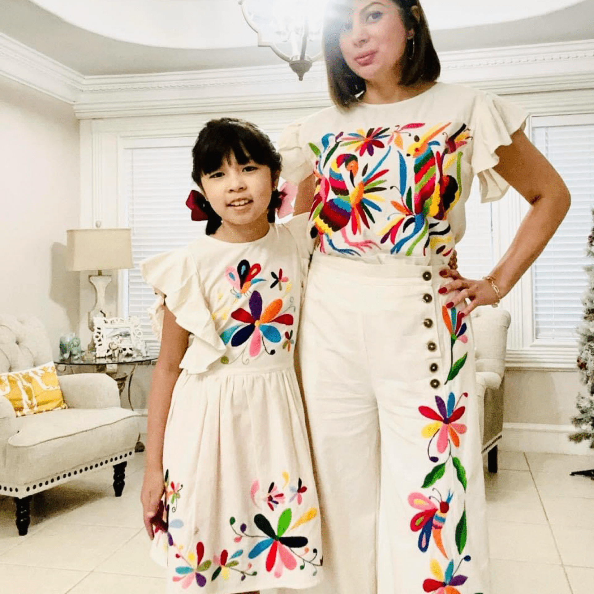 Otomi Palazzo Pants - Button Detail Otomi Palazzo Pants - Button Detail