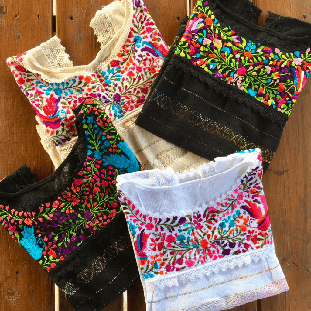 Paloma Loomed Mexican Blouse - Multi Paloma Loomed Mexican Blouse - Multi