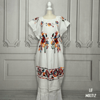 Paradise Huipil Dress -  Huautla Birds Multi Paradise Huipil Dress -  Huautla Birds Multi