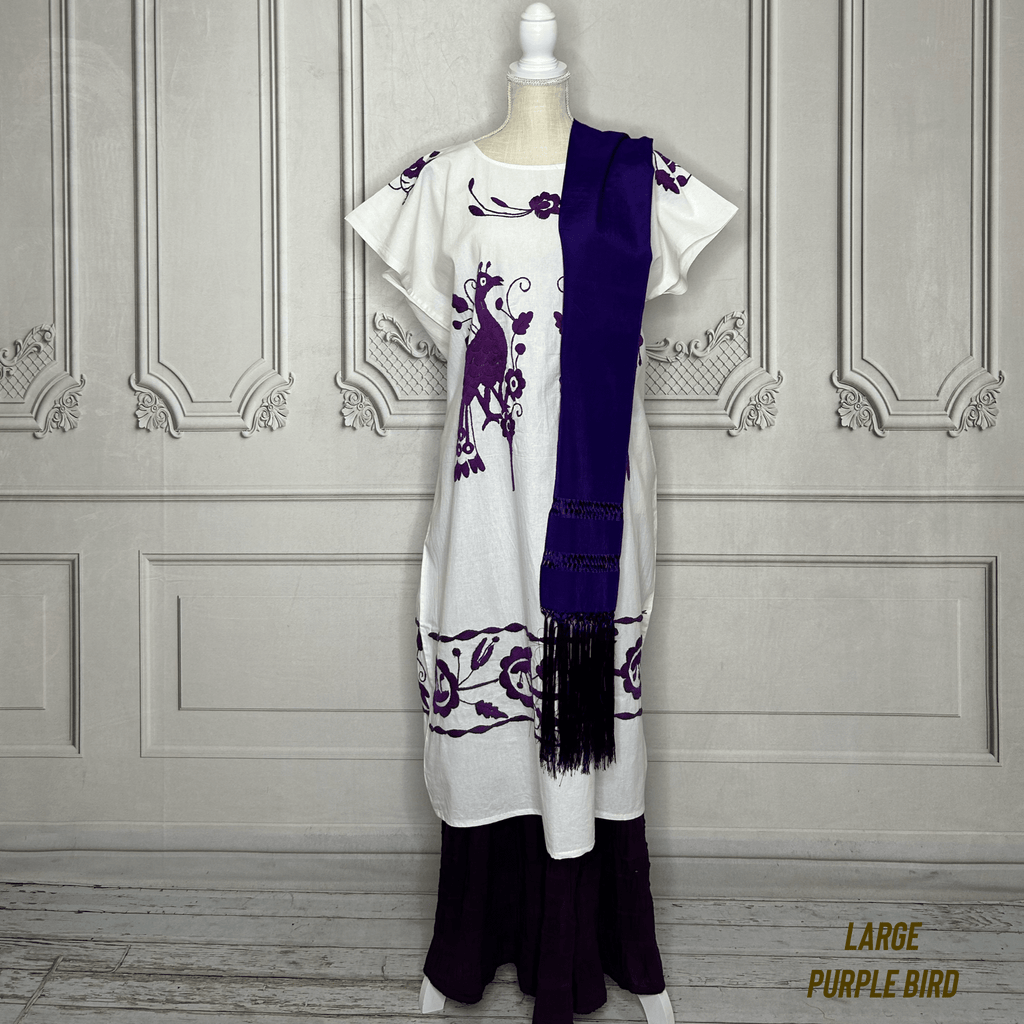 Paradise Huipil Dress -  Huautla