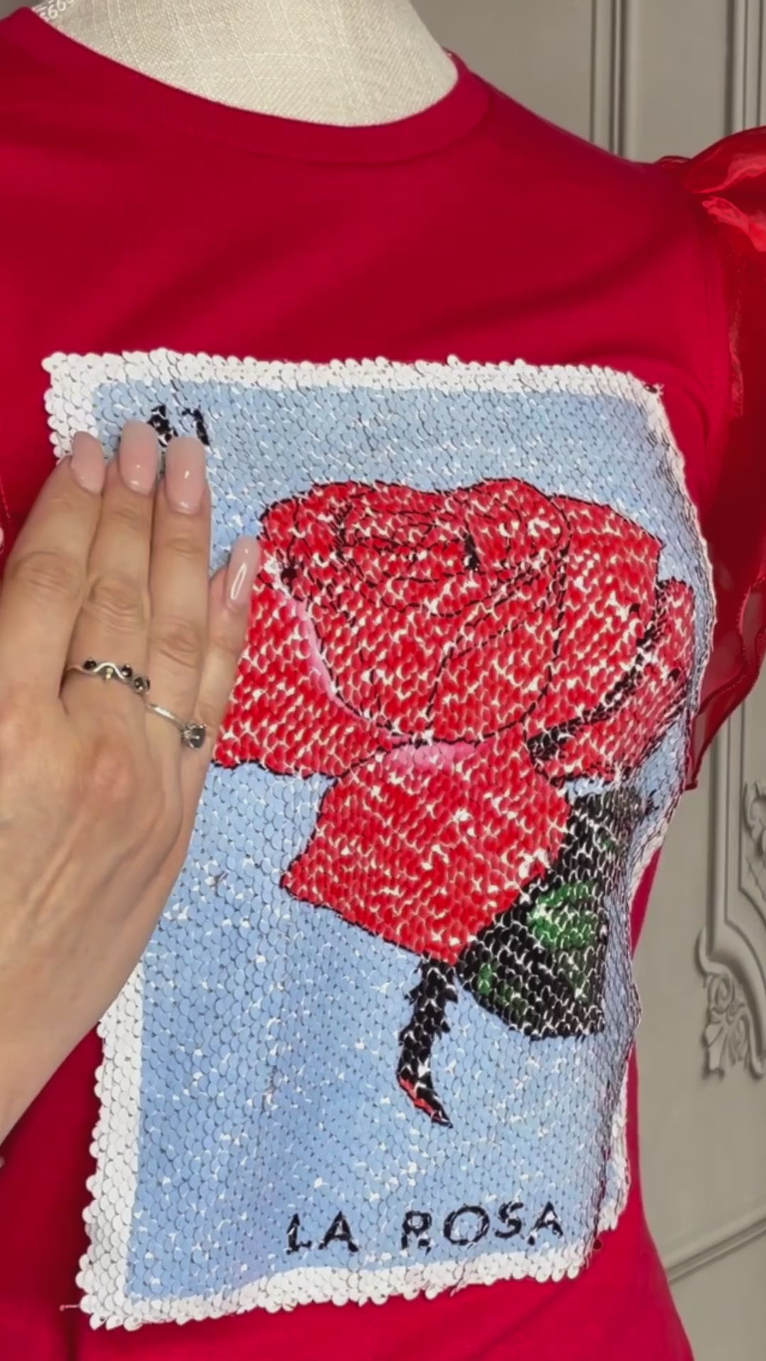 Mexican Loteria Sequence Shirt LA DAMA