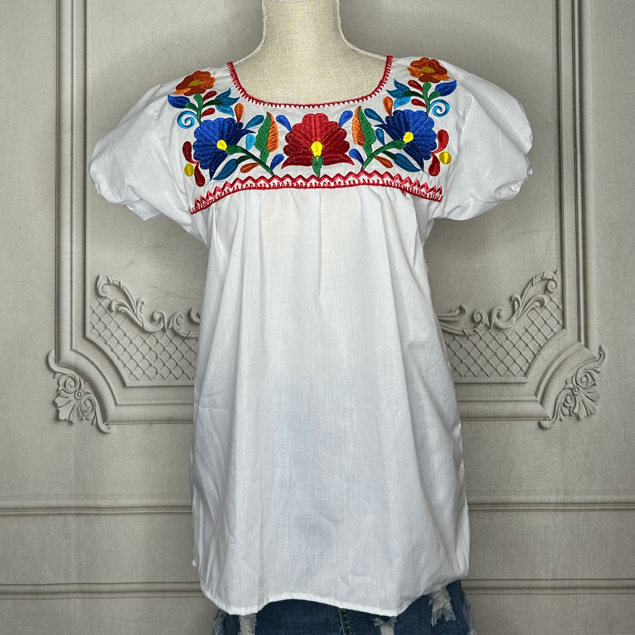 Puebla Mexican Blouse for Women