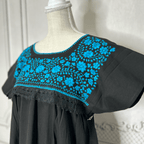 Puebla Mexican Double Laced  Midi Dress Dress Puebla Mexican Double Laced  Midi Dress Dress