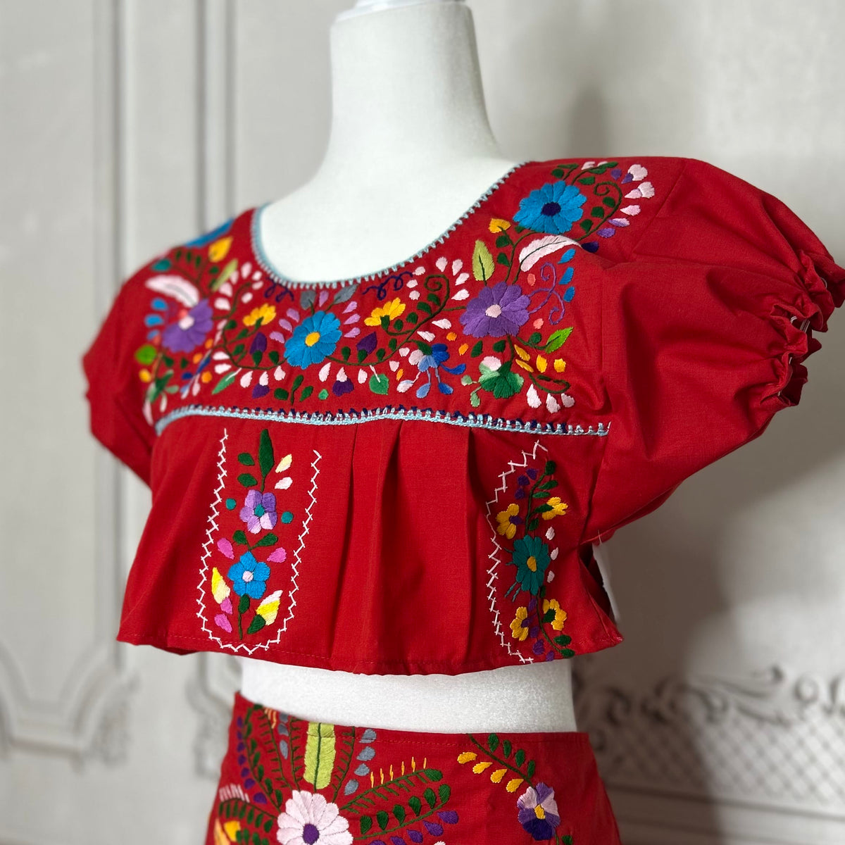 Puebla Mexican Two Piece Outfit Puebla Mexican Two Piece Outfit