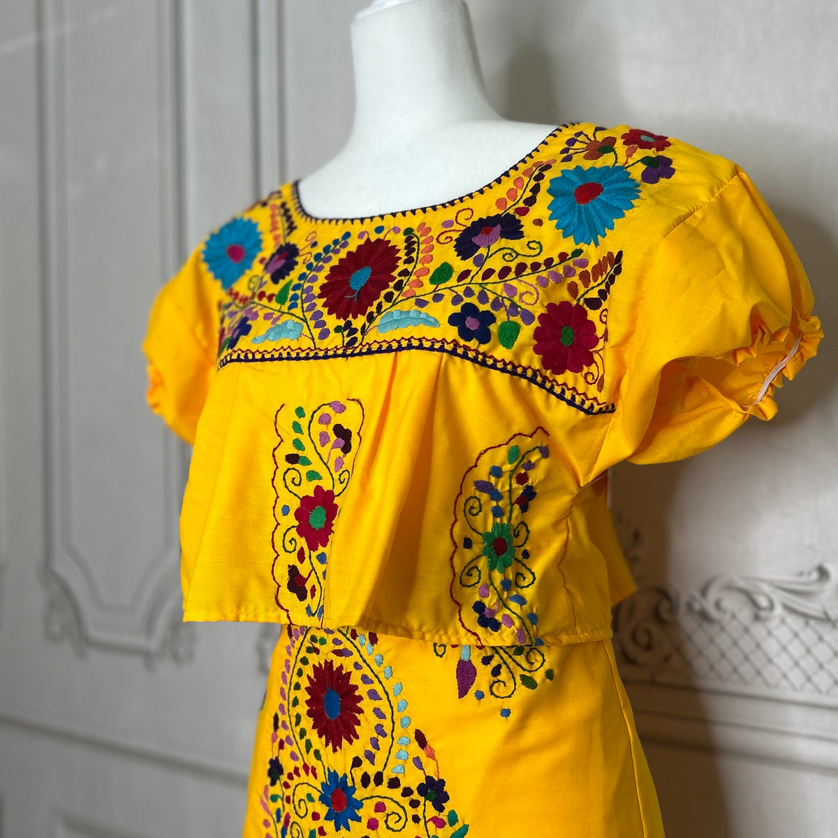 Puebla Mexican Two Piece Outfit Puebla Mexican Two Piece Outfit