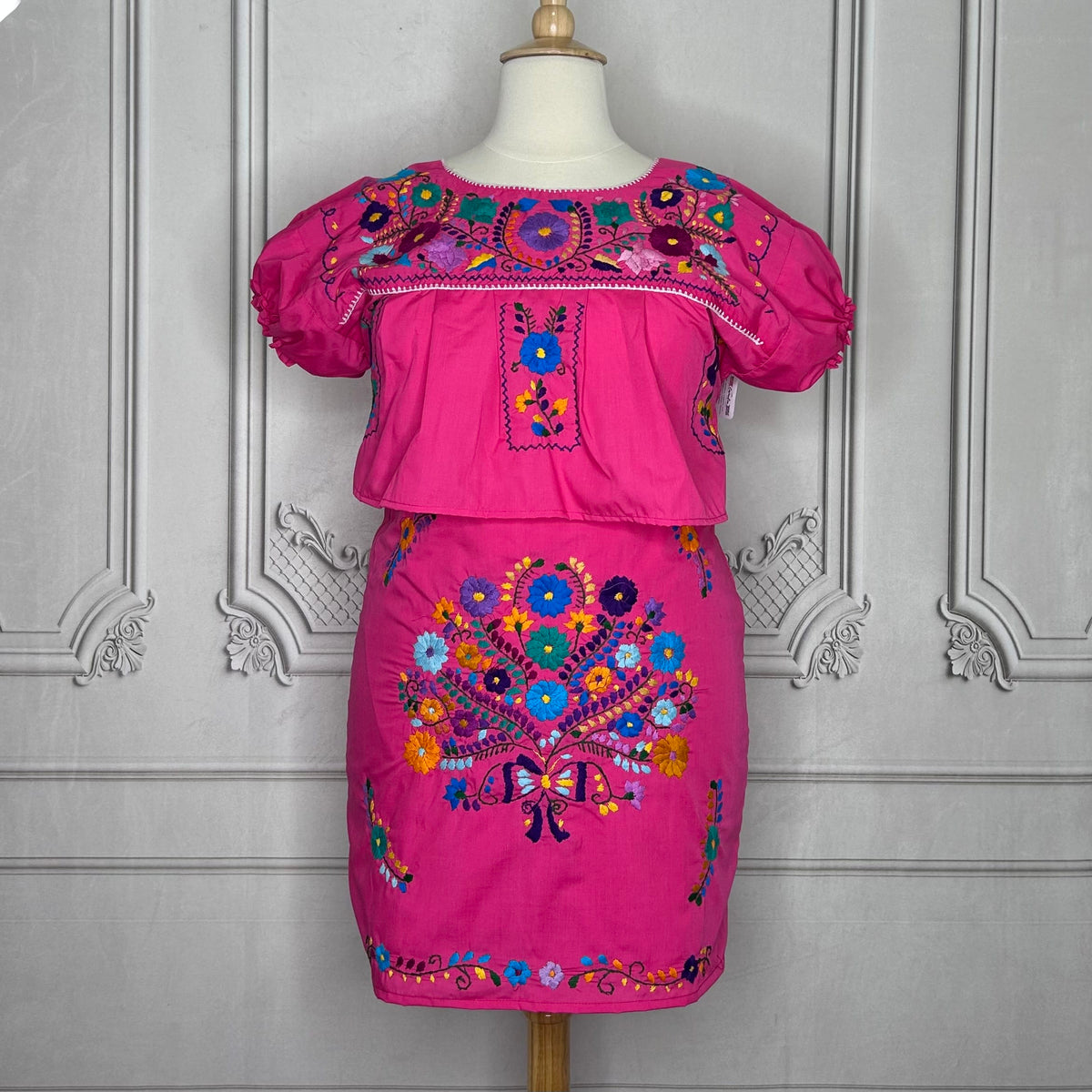 Puebla Mexican Two Piece Outfit Puebla Mexican Two Piece Outfit